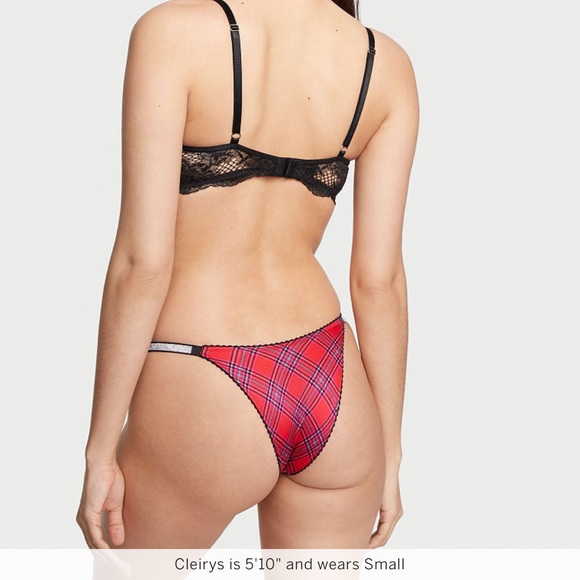 Victoria’s Secret Shine Strap Lace Brazilian Panty - Picture 4 of 7